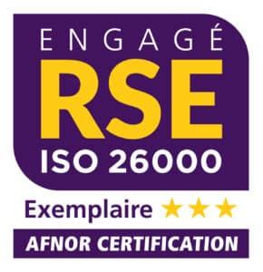 Logo du label engagé RSE niveau Exemplaire