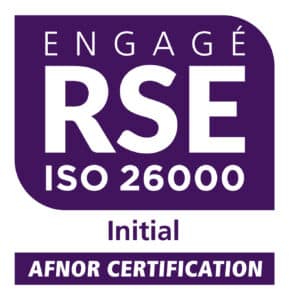 Logo du label engagé RSE niveau Initial