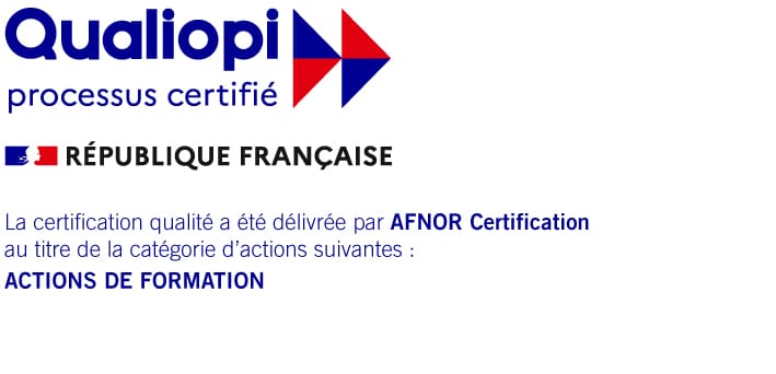 Logo Qualiopi avec la Marianne de la République française